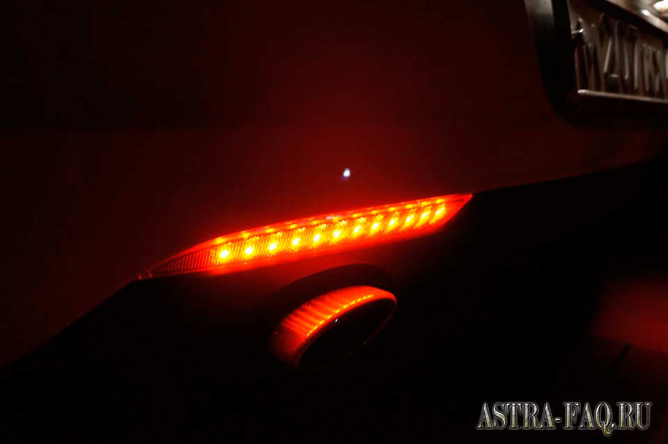 Светодиоды в катафоты на Opel Astra J
