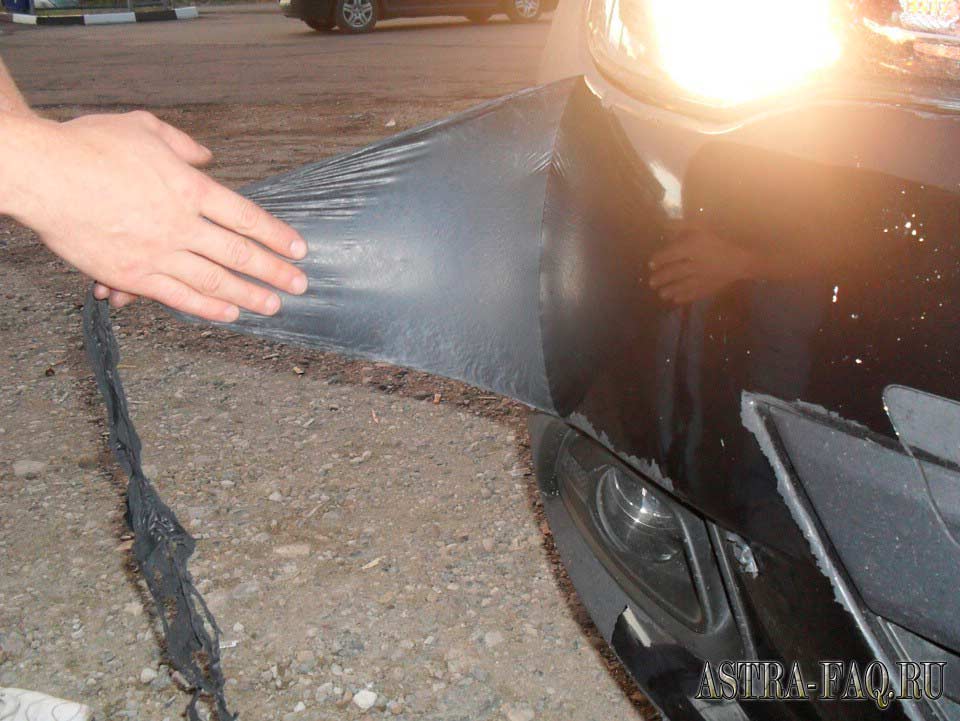 Жидкий чехол для защиты капота на Opel Astra J