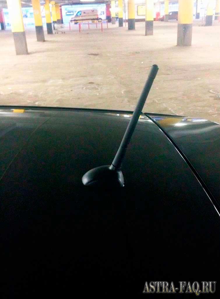 Укороченная антенна Depo на Opel Astra J